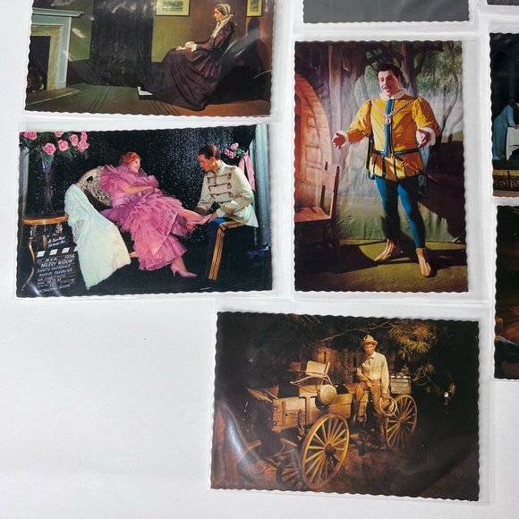 Vintage Movieland Wax Museum Postcard lot 9 Stars Hall Of Fame Jesus Christ Unus - Picture 2 of 10